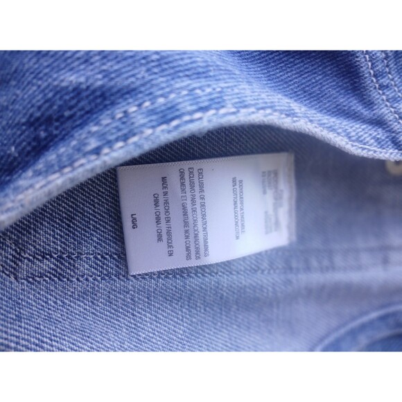 Dickies Bib Overalls Fall Womens L Y2K Artsisan Blue Denim Artsy DIY Outdoor - Picture 14 of 16